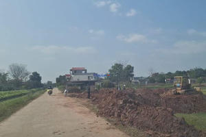 Xã Lan Giới dùng “đất lậu” để san lấp mặt bằng dự án đất đấu giá