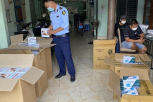 Vận chuyển thiết bị y tế nhập lậu bị bắt khi qua chốt trạm thu phí