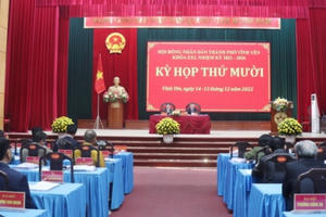 Vĩnh Phúc: Kỳ họp thứ Mười, HĐND thành phố Vĩnh Yên khóa XXI nhiệm kỳ 2021-2026 thành công tốt đẹp Vĩnh Phúc: Kỳ họp thứ Mười, HĐND thành phố Vĩnh Yên khóa XXI nhiệm kỳ 2021-2026 thành công tốt đẹp