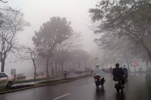 Thời tiết ngày 6/2: Bắc bộ có mưa nhỏ, sương mù