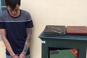 Thanh Hoá: Bắt đối tượng lợi dụng sơ hở đột nhập cậy két sắt trộm hơn 80 triệu đồng