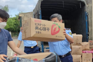 Số lượng lớn bánh quy không rõ nguồn gốc vừa bị thu giữ tại TP. Lào Cai Số lượng lớn bánh quy không rõ nguồn gốc vừa bị thu giữ tại TP. Lào Cai