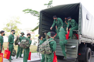 95 chiến sĩ thuộc Biên Phòng tỉnh Bà Rịa - Vũng Tàu hoàn thành nghĩa vụ quân sự 95 chiến sĩ thuộc Biên Phòng tỉnh Bà Rịa - Vũng Tàu hoàn thành nghĩa vụ quân sự