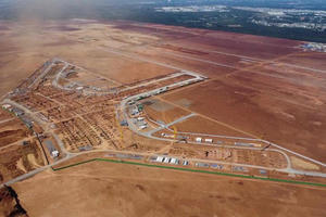 Khắc phục ô nhiễm bụi do thi công sân bay Long Thành