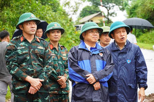 Quảng trị: Khắc phục hậu quả bão số 10 gây ra tại các xã miền núi