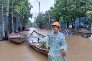 Tiếp tục mưa lớn trên diện rộng tại khu vực Trung Trung Bộ