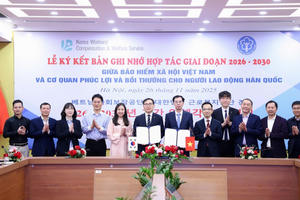 BHXH Việt Nam và KCOMWEL (Hàn Quốc): Tăng cường hợp tác trong lĩnh vực chuyển đổi số, ứng dụng AI trong lĩnh vực BHXH