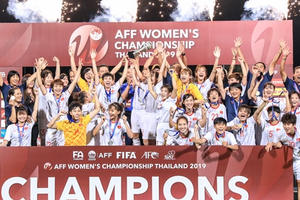 Hạ gục Thái Lan, ĐT nữ Việt Nam lần thứ 3 lên "ngôi vương" ở đấu trường khu vực