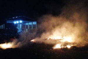 Hà Tĩnh: Nhà máy xử lý rác bằng cách…đốt rác ngoài trời gây ô nhiễm