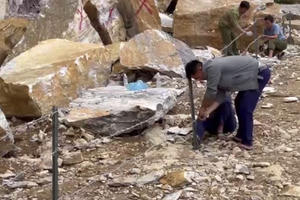 UBND xã Suối Giàng chỉ đạo kiểm soát chặt tình trạng khai thác khoáng sản trái phép