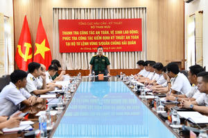 Tổng cục Hậu cần - Kỹ thuật: Thanh tra, phúc tra công tác an toàn, vệ sinh lao động tại Vùng 5 Hải quân