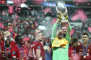 Thắng nghẹt thở Chelsea, Liverpool đoạt Siêu cúp châu Âu 2019 Thắng nghẹt thở Chelsea, Liverpool đoạt Siêu cúp châu Âu 2019