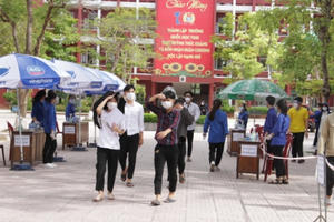 Thí sinh thuộc diện F2 tại Nghệ An được bố trí phòng riêng