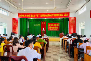 Đoàn Đại biểu Quốc hội tỉnh Bình Thuận tiếp xúc cử tri huyện Hàm Thuận Bắc