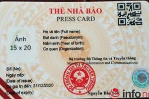 Đề xuất công khai thông tin nhà báo: Coi chừng bị lợi dụng và “làm hại”