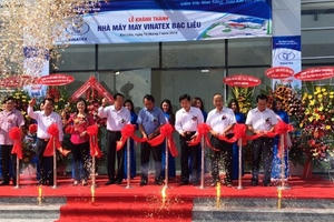 Bạc Liêu: Khánh thành nhà máy may Vinatex Bạc Liêu