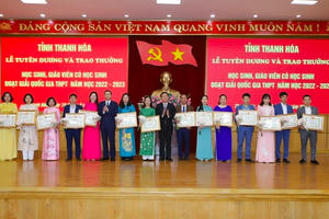 Thanh Hóa xếp thứ 6 toàn quốc về kết quả thi học sinh giỏi quốc gia