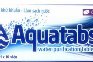 Xuất cấp viên sát khuẩn Aquatabs 67 mg hỗ trợ nhiều địa phương phòng, chống thiên tai, dịch bệnh