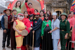 Độc đáo lễ hội giao hảo giữa hai làng Tử Dương và Cống Xuyên