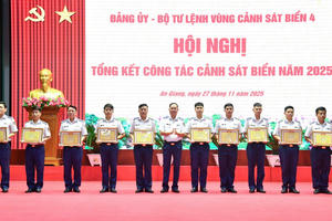 BTL Vùng Cảnh sát biển 4 hoàn thành xuất sắc nhiệm vụ năm 2025