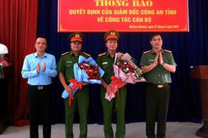 Trưởng công an huyện Mường Khương làm Trưởng Phòng Cảnh sát PCCC và cứu hộ cứu nạn.
