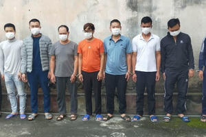 Thanh Hoá: Bắt giữ 9 đối tượng đang sát phạt nhau trên "chiếu bạc"