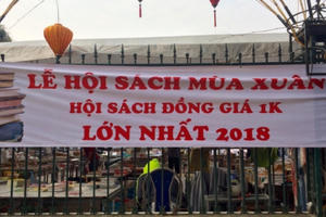 Lễ hội sách mùa xuân: Hội sách đồng giá 1 nghìn đồng