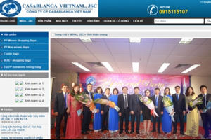 CTCP Casablanca Việt Nam mắc hàng loạt sai phạm về thuế