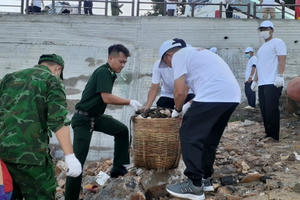 Hơn 900 người tham gia nhặt rác, bảo vệ môi trường biển tại TP Vũng Tàu