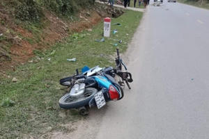 Hòa Bình: Va chạm với xe ô tô, người điều khiển xe máy tử vong