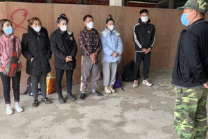 Đồn Biên phòng Xín Cái tiếp nhận 6 công dân do Trung Quốc trao trả