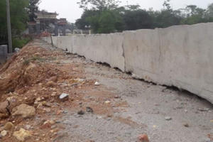 Hiệp Hoà- Bắc Giang: Dự án tôn tạo khu di tích văn hoá lịch sử chưa bàn giao đã hỏng?