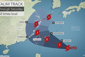 Trung Quốc sơ tán nửa triệu người vì siêu bão