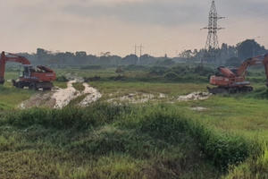 Cưỡng chế thu hồi đất 10 hộ dân để triển khai dự án Khu đô thị Nam Vĩnh Yên