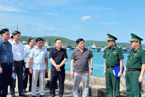 Chủ tịch UBND tỉnh An Giang kiểm tra, làm việc tại đặc khu Phú Quốc về công tác phòng, chống khai thác IUU