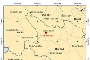 Hòa Bình: Động đất có độ lớn 3.9 độ richter gây rung chấn khu vực xung quanh