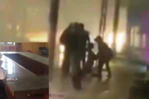 Bắt giữ khẩn cấp người đàn ông dùng dao cứa cổ hai con ruột rồi tự sát nhưng bất thành