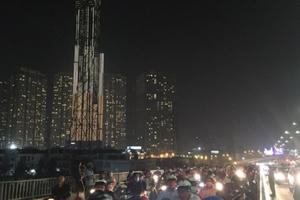 Tai nạn giao thông, đôi nam nữ tử nạn trên cầu Sài Gòn