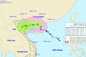 Thông tin mới nhât về cơn bão số 3 đang đổ bộ vào các tỉnh Bắc Bộ