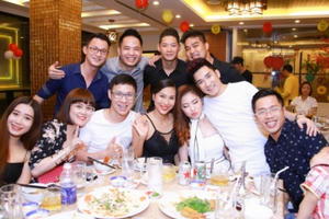 Dàn sao đình đám tới dự tiệc sinh nhật Quang Hà