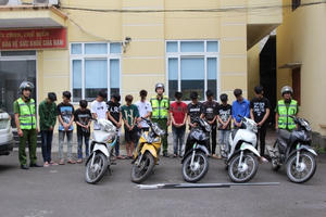 Nghệ An: Tạm giữ hình sự nhóm thanh, thiếu niên gây rối trật tự công cộng