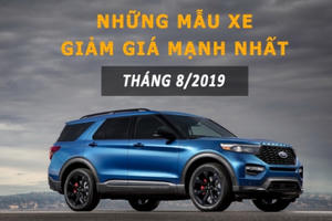 Infographics -  Loạt xe giảm giá mạnh nhất trong tháng cô hồn