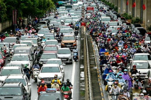 Hà Nội lập 87 trạm thu phí phương tiện ô tô vào nội đô để giảm ùn tắc