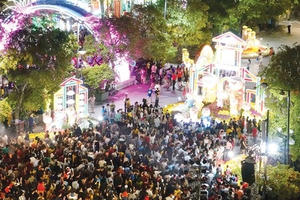 Tưng bừng khai mạc lễ hội đường hoa, đường sách Tết Kỷ Hợi 2019