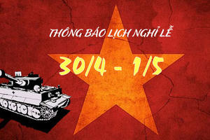 Lịch nghỉ Giỗ Tổ Hùng Vương, Ngày Chiến thắng 30/4 và Quốc tế Lao động 1/5