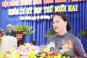 Chủ tịch Quốc hội Nguyễn Thị Kim Ngân tham dự Kỳ họp thứ 12, HĐND tỉnh Bình Phước khóa IX