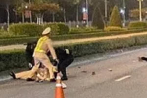 Khởi tố tội "giết người" đối với tài xế tông xe khiến Đại úy CSGT chấn thương sọ não