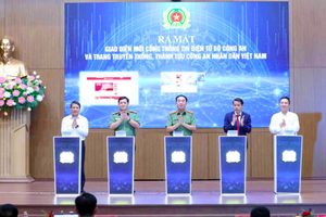 Bộ Công an ra mắt giao diện mới của cổng thông tin điện tử