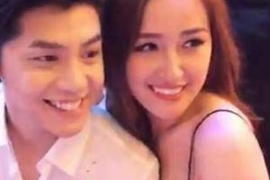Noo Phước Thịnh và Mai Phương Thúy dính như sam tại đám cưới Tú Anh