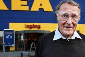 Tỷ phú Ingvar Kamprad- Từ 2 bàn tay trắng thành lập đế chế đồ gỗ IKEA